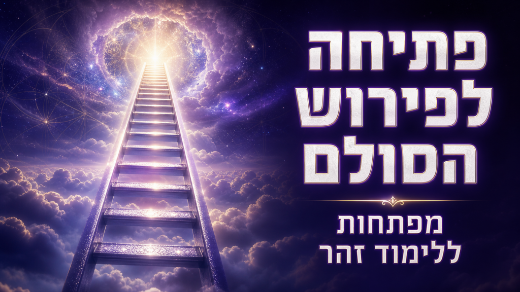 פתיחה לזוהר הסולם