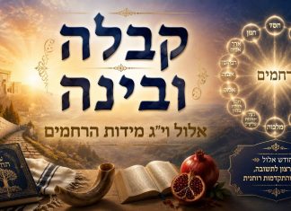 אלול – י"ג מידות הרחמים